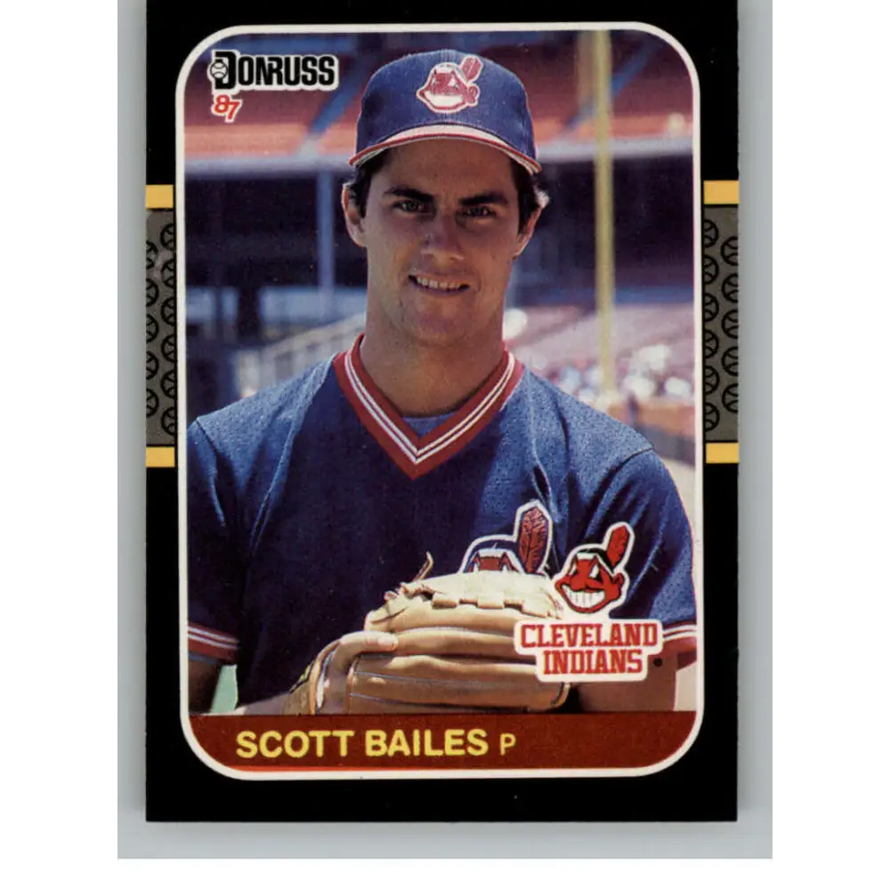 1987 Donruss #227 Scott Bailes EX Excellent RC Rookie Cleveland Indians Baseball Card  Image 1