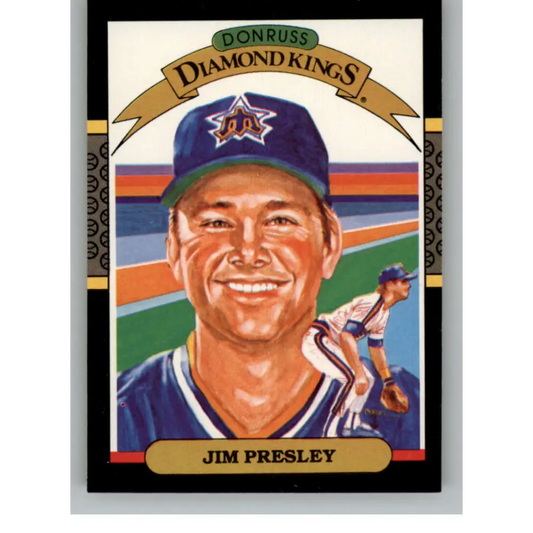 1987 Donruss #23 Jim Presley EX Excellent Seattle Mariners Baseball Card  Image 1