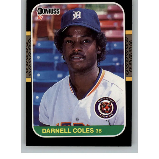1987 Donruss #230 Darnell Coles EX Excellent Detroit Tigers Baseball Card  Image 1