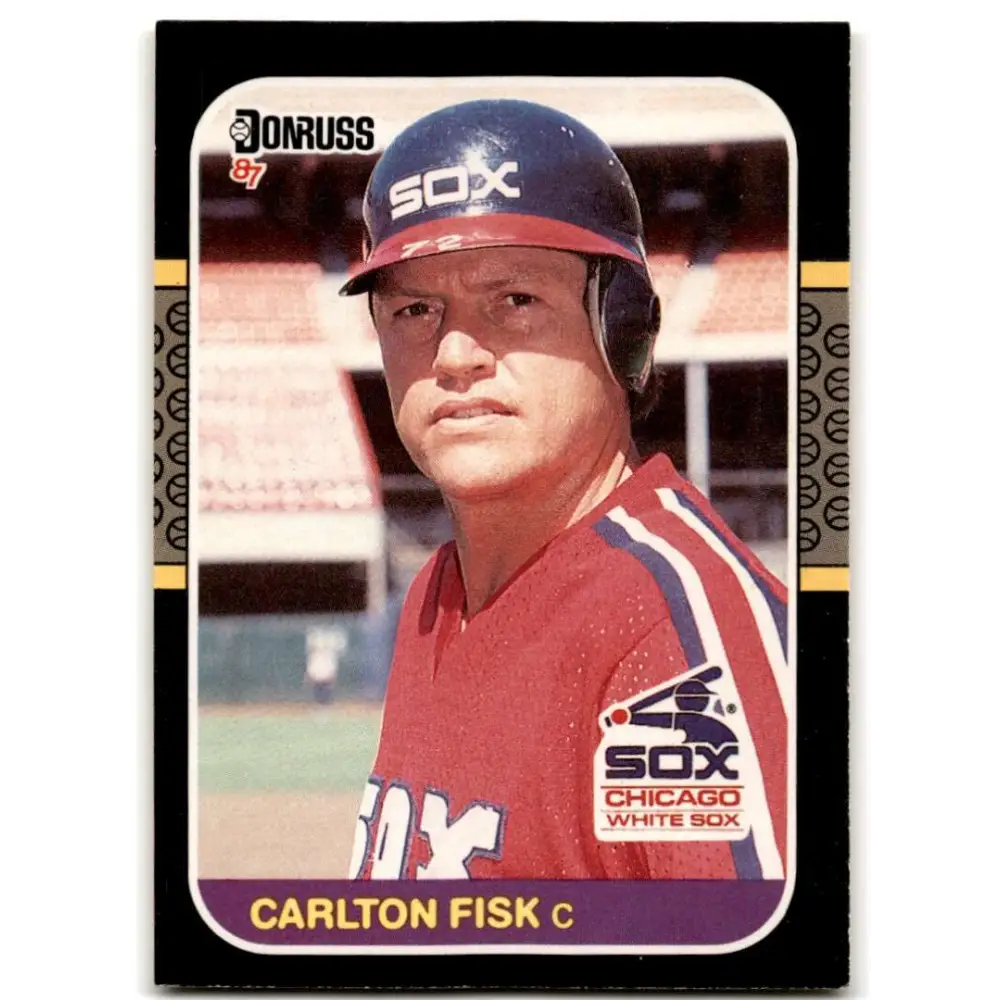 1987 Donruss #247 Carlton Fisk EX Excellent Chicago White Sox Baseball Card  Image 1