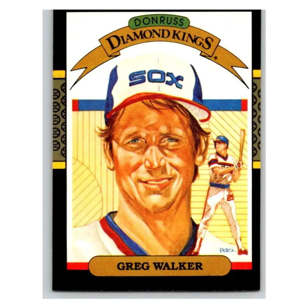 1987 Donruss #25 Greg Walker EX Excellent Chicago White Sox Baseball Card  Image 1