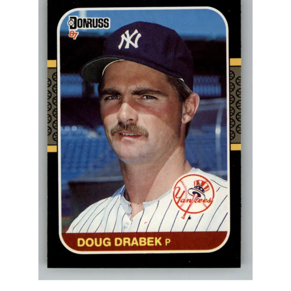 1987 Donruss #251 Doug Drabek EX Excellent RC Rookie New York Yankees Baseball Card  Image 1