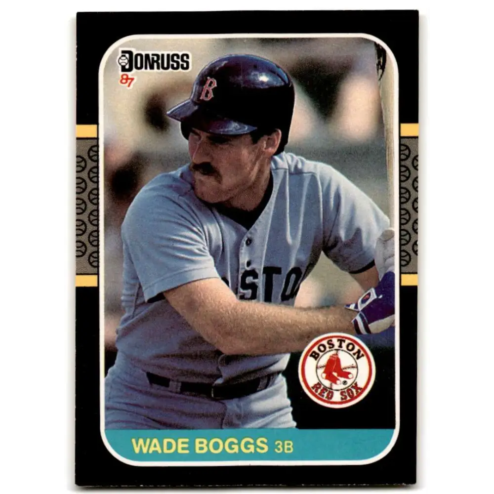 1987 Donruss #252 Wade Boggs EX Excellent Boston Red Sox Baseball Card  Image 1