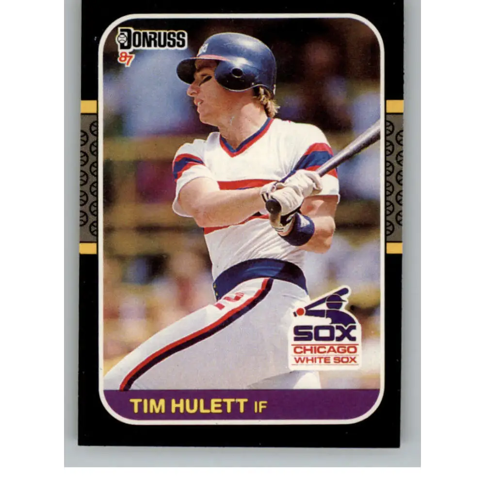 1987 Donruss #260 Tim Hulett EX Excellent Chicago White Sox Baseball Card  Image 1