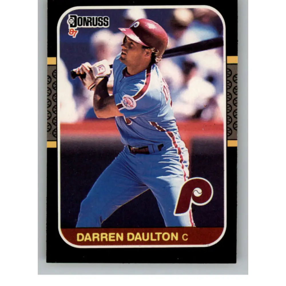 1987 Donruss #262 Darren Daulton EX Excellent Philadelphia Phillies Baseball Card  Image 1