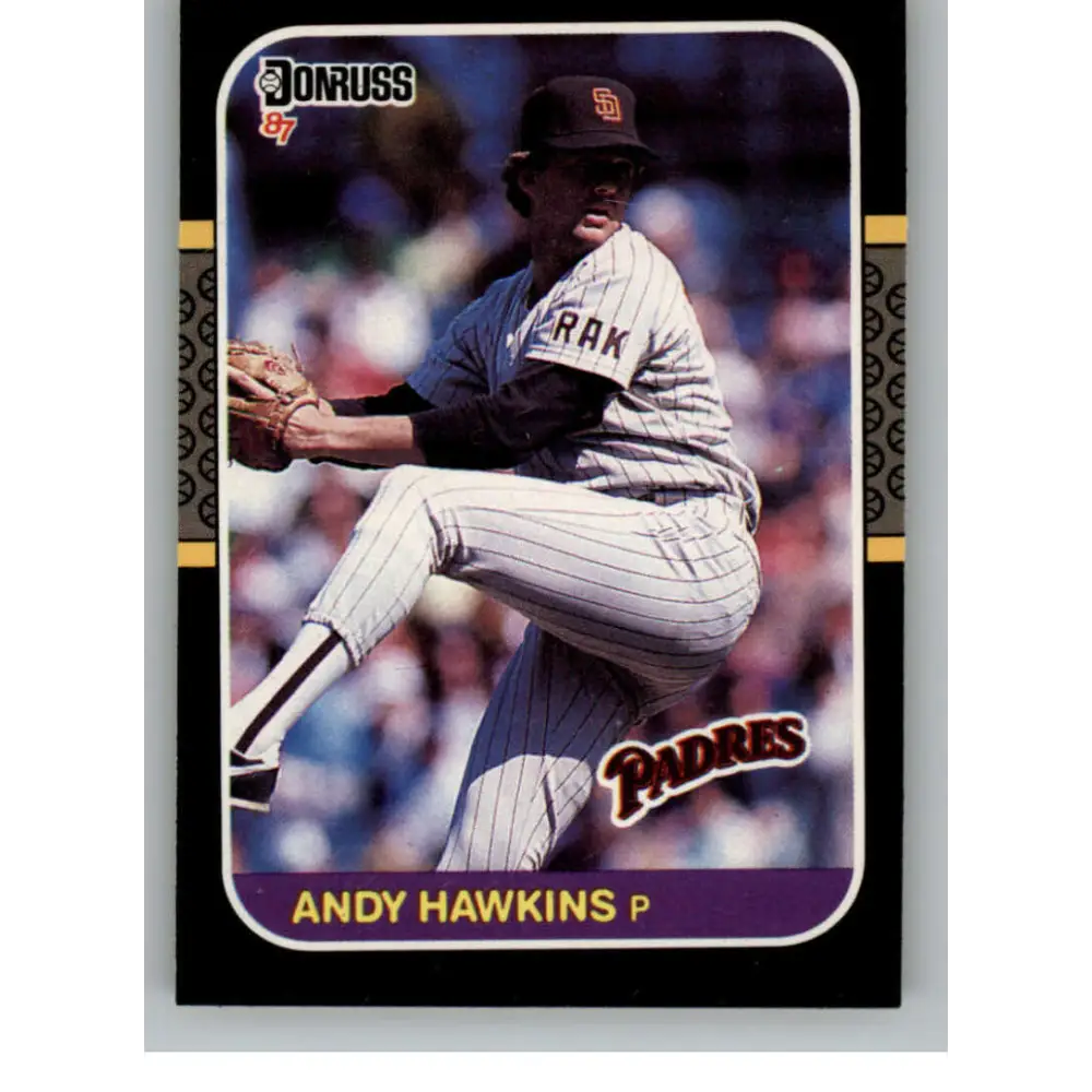 1987 Donruss #264 Andy Hawkins EX Excellent San Diego Padres Baseball Card  Image 1