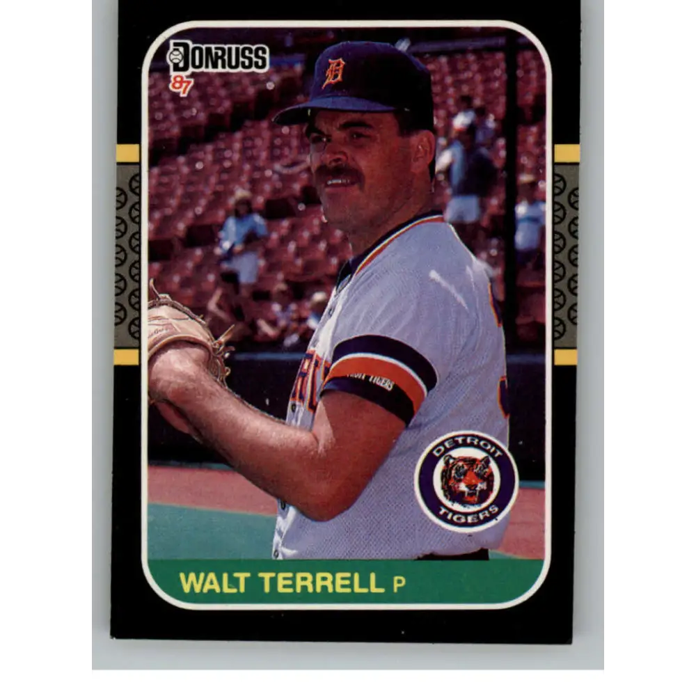 1987 Donruss #275 Walt Terrell EX Excellent Detroit Tigers Baseball Card  Image 1