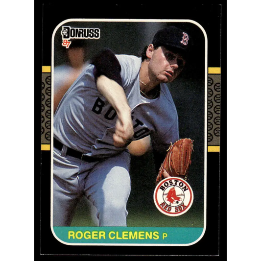 1987 Donruss #276 Roger Clemens EX/NM Boston Red Sox Baseball Card Image 1