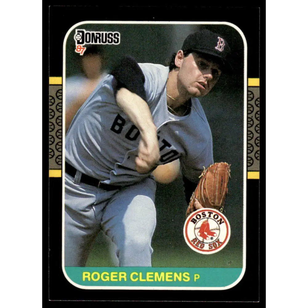 1987 Donruss #276 Roger Clemens EX/NM Boston Red Sox Baseball Card Image 1