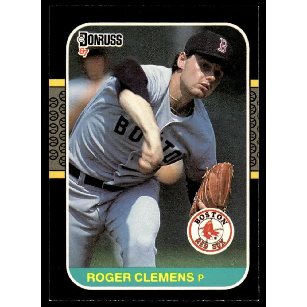 1987 Donruss #276 Roger Clemens EX/NM Boston Red Sox Baseball Card Image 1