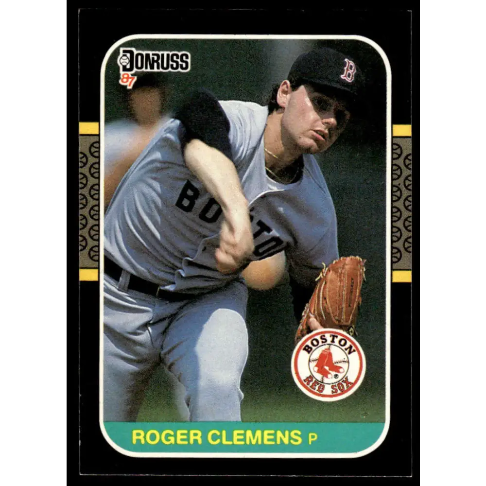 1987 Donruss #276 Roger Clemens EX/NM Boston Red Sox Baseball Card Image 1
