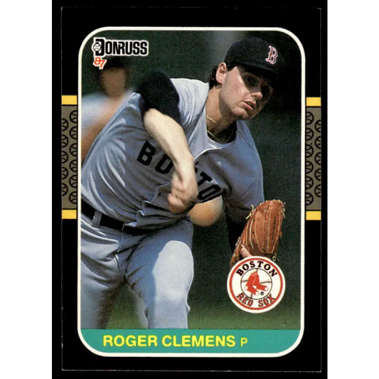 1987 Donruss #276 Roger Clemens EX/NM Boston Red Sox Baseball Card Image 1