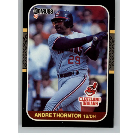 1987 Donruss #279 Andre Thornton EX Excellent Cleveland Indians Baseball Card  Image 1