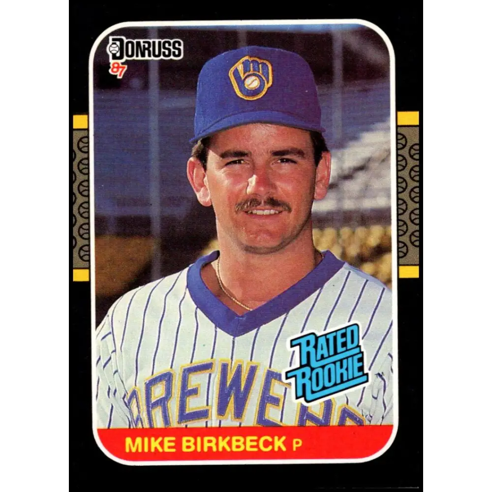 1987 Donruss #28 B.J. Surhoff EX Excellent RC Rookie Milwaukee Brewers Baseball Card  Image 1