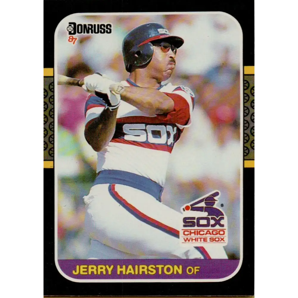 1987 Donruss #285 Jerry Hairston EX Excellent Chicago White Sox Baseball Card  Image 1