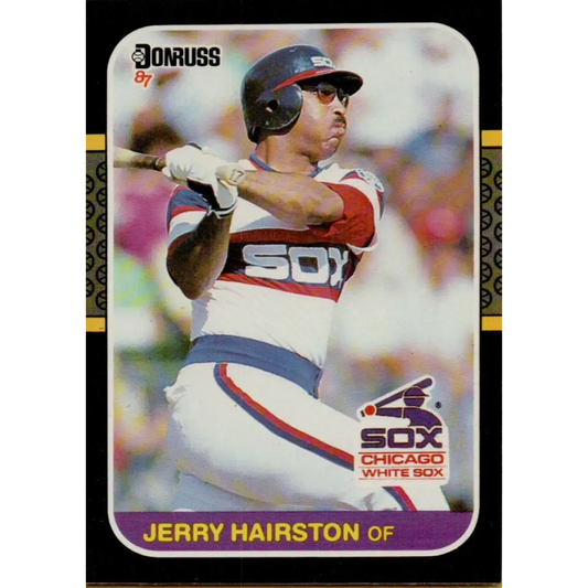 1987 Donruss #285 Jerry Hairston EX Excellent Chicago White Sox Baseball Card  Image 1