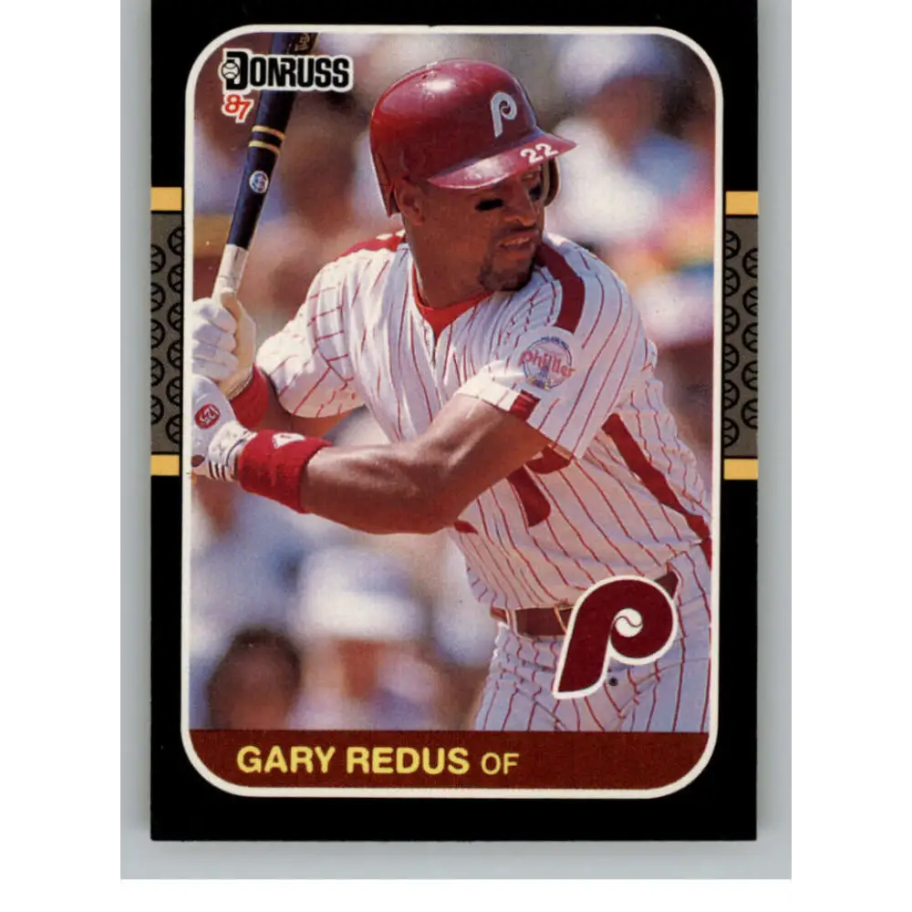 1987 Donruss #288 Gary Redus EX Excellent Philadelphia Phillies Baseball Card  Image 1