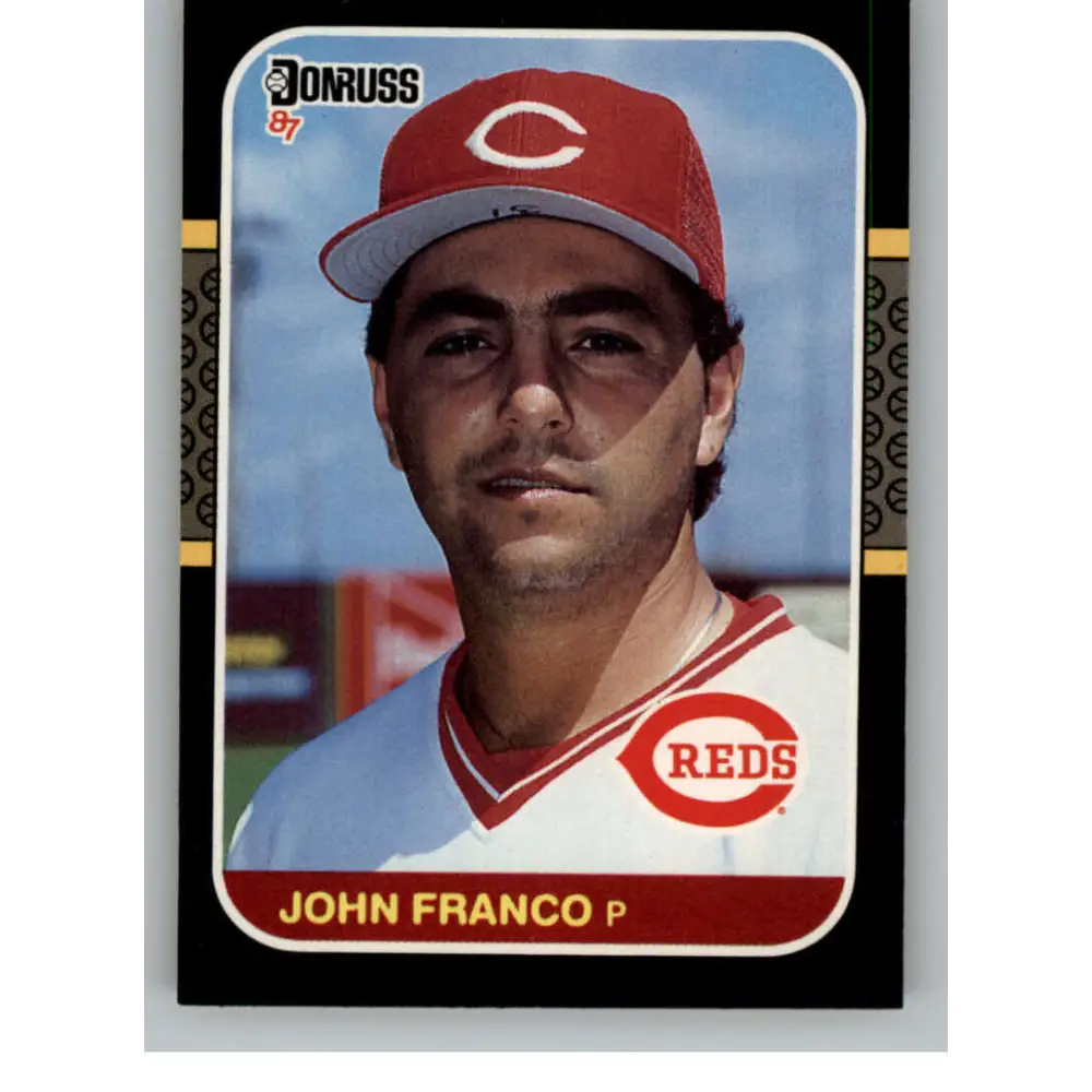1987 Donruss #289 John Franco EX Excellent Cincinnati Reds Baseball Card  Image 1