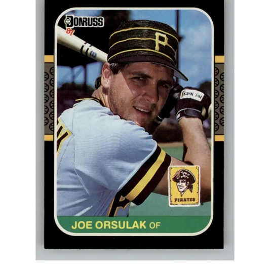 1987 Donruss #291 Joe Orsulak EX Excellent Pittsburgh Pirates Baseball Card  Image 1