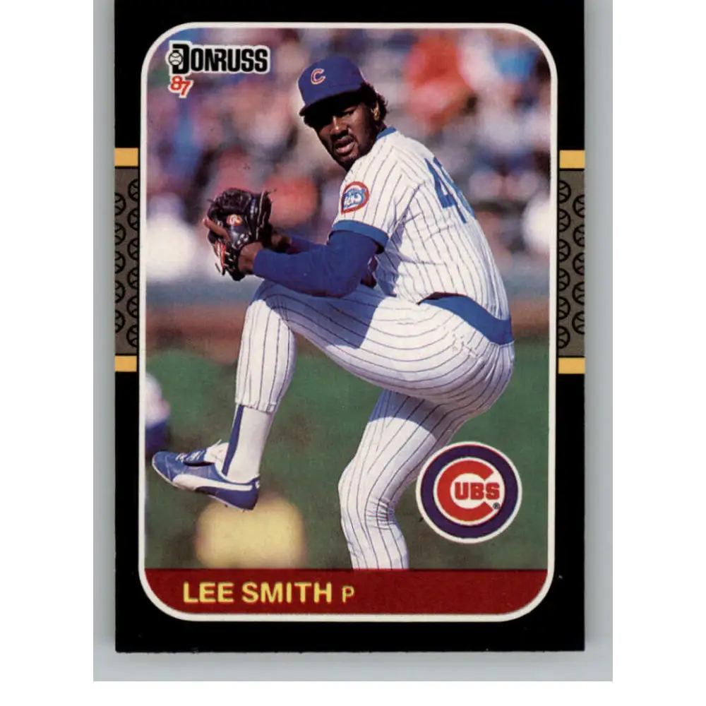 1987 Donruss #292 Lee Smith EX Excellent Chicago Cubs Baseball Card  Image 1