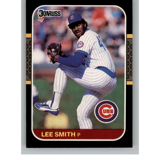 1987 Donruss #292 Lee Smith EX Excellent Chicago Cubs Baseball Card  Image 1