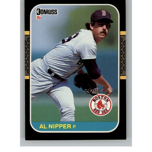 1987 Donruss #297 Al Nipper EX Excellent Boston Red Sox Baseball Card  Image 1