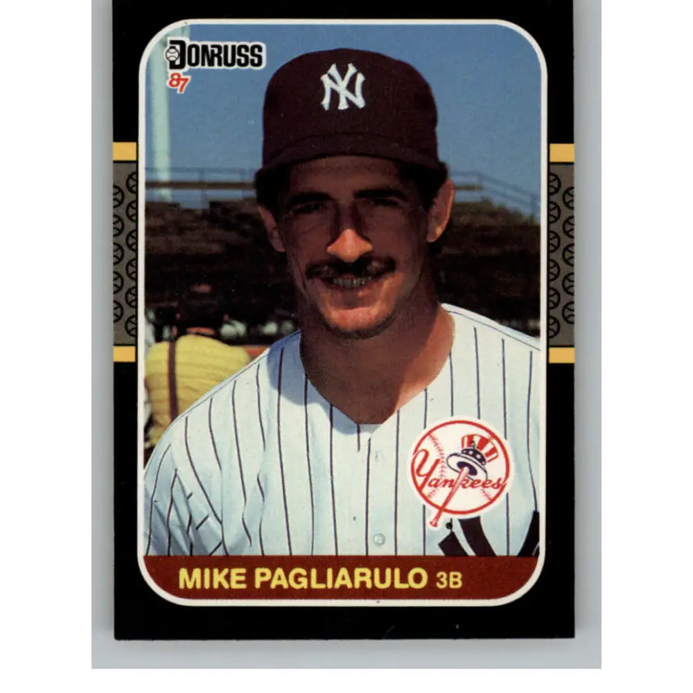 1987 Donruss #298 Mike Pagliarulo EX Excellent New York Yankees Baseball Card  Image 1