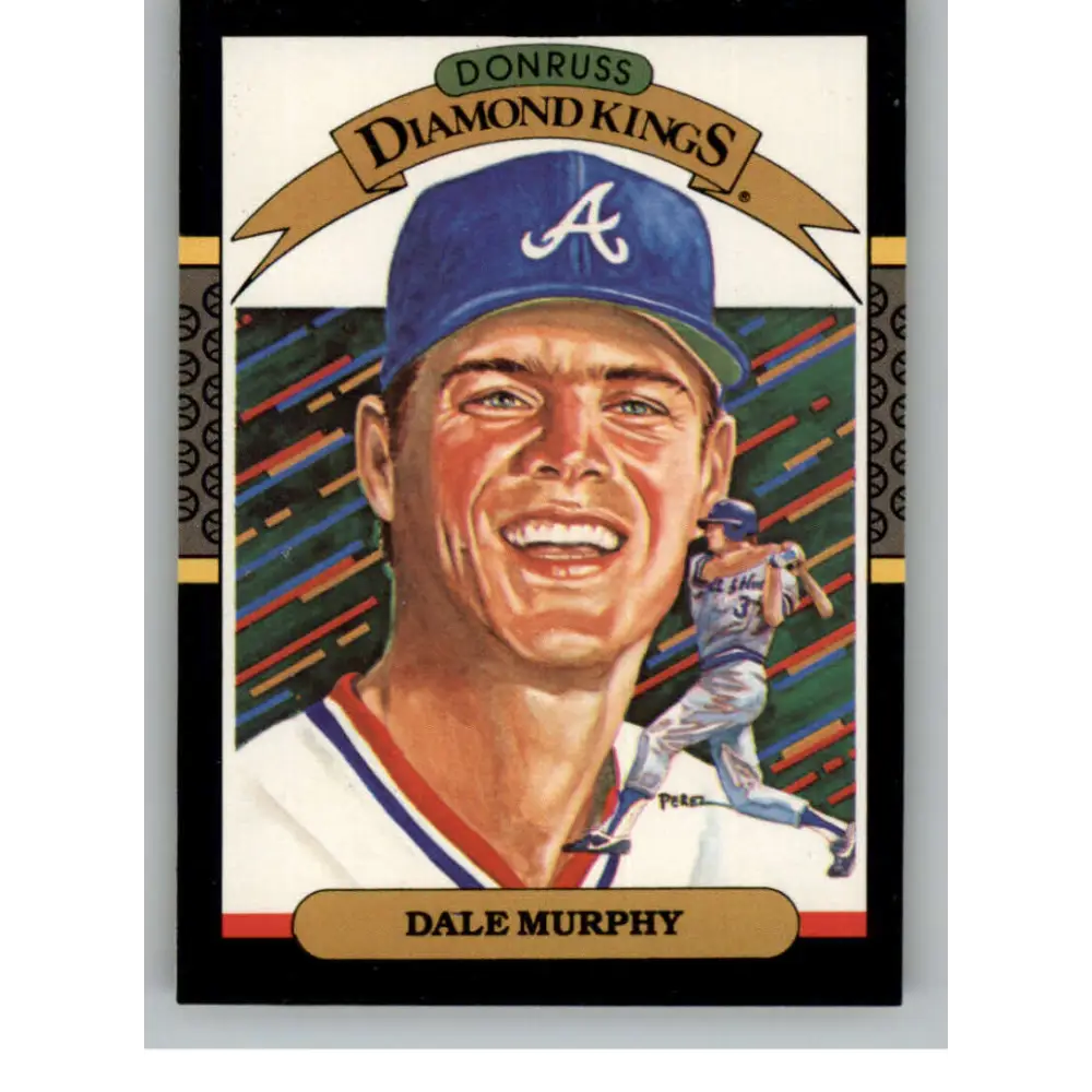 1987 Donruss #3 Dale Murphy EX Excellent Atlanta Braves Baseball Card  Image 1