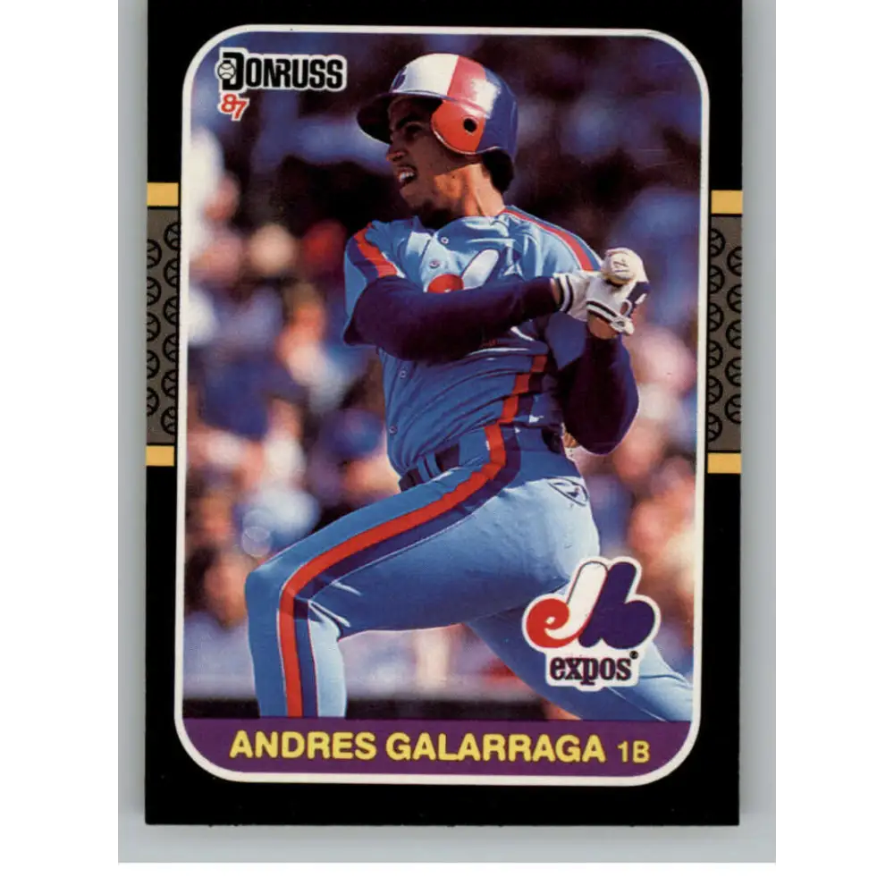 1987 Donruss #303 Andres Galarraga EX Excellent Montreal Expos Baseball Card  Image 1