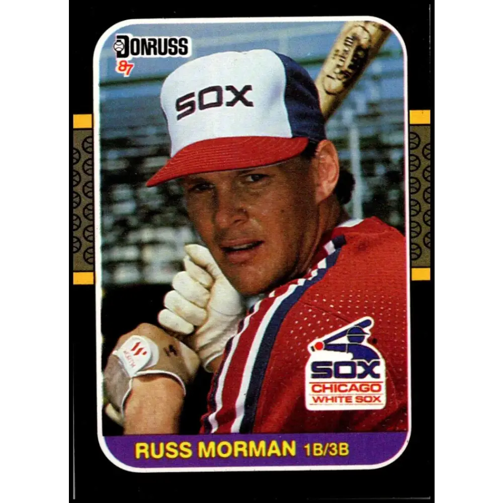 1987 Donruss #306 Russ Morman EX Excellent RC Rookie Chicago White Sox Baseball Card  Image 1