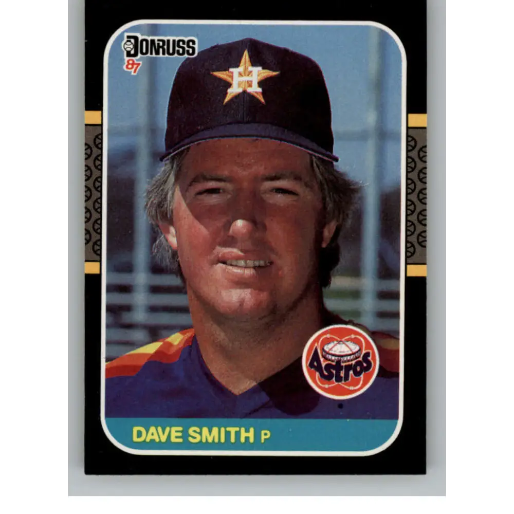 1987 Donruss #308 Dave Smith EX Excellent Houston Astros Baseball Card  Image 1