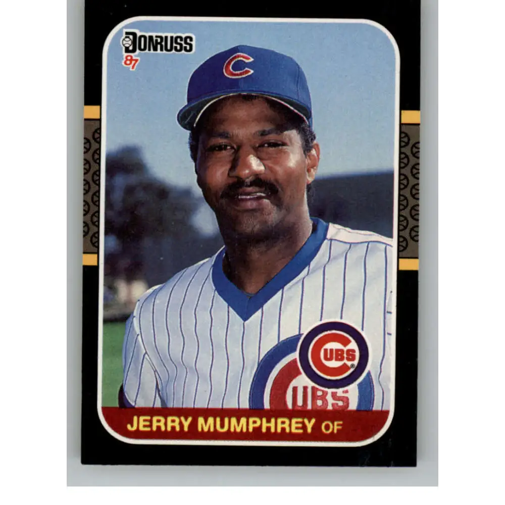 1987 Donruss #324 Jerry Mumphrey EX Excellent Chicago Cubs Baseball Card  Image 1