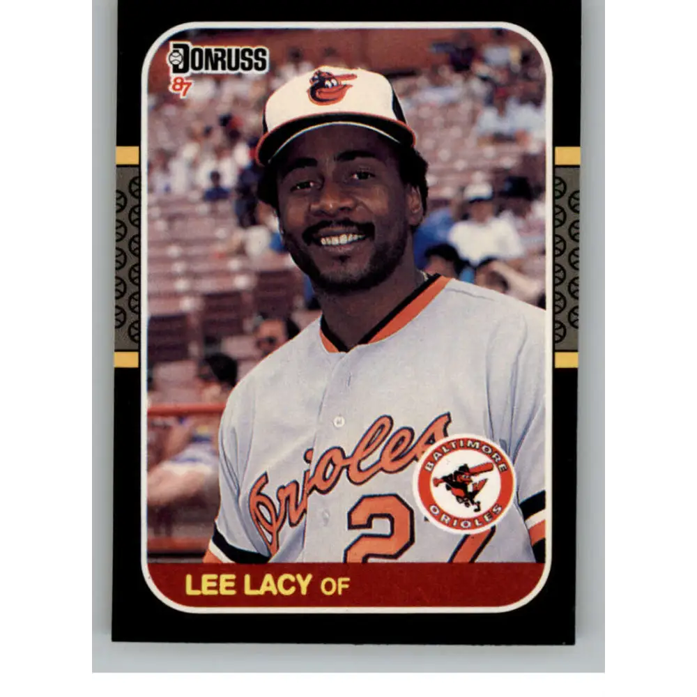 1987 Donruss #336 Lee Lacy EX Excellent Baltimore Orioles Baseball Card  Image 1