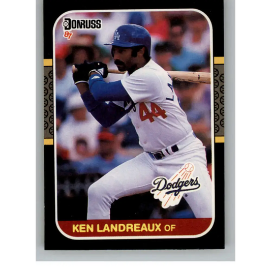 1987 Donruss #352 Ken Landreaux EX Excellent Los Angeles Dodgers Baseball Card  Image 1