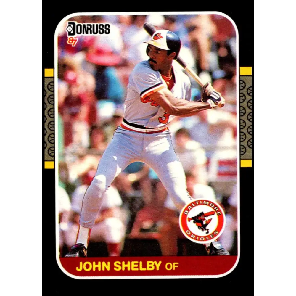 1987 Donruss #354 John Shelby EX Excellent Baltimore Orioles Baseball Card  Image 1