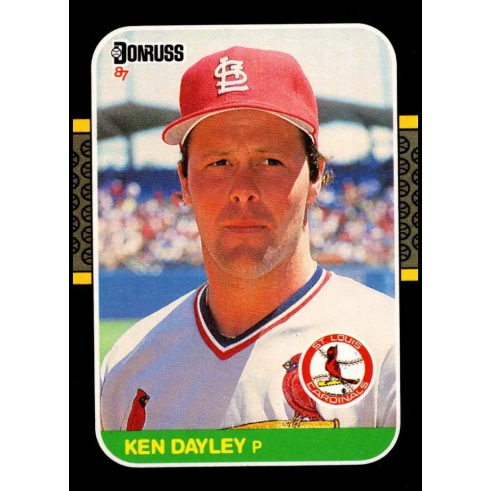 1987 Donruss #357 Ken Dayley EX Excellent St. Louis Cardinals Baseball Card  Image 1