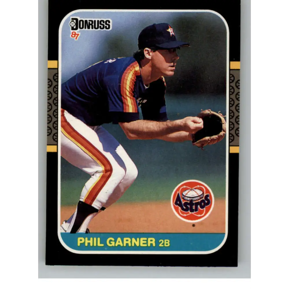 1987 Donruss #358 Phil Garner EX Excellent Houston Astros Baseball Card  Image 1
