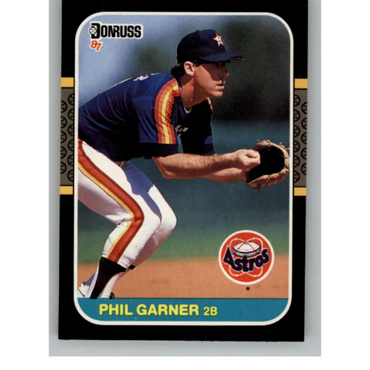 1987 Donruss #358 Phil Garner EX Excellent Houston Astros Baseball Card  Image 1