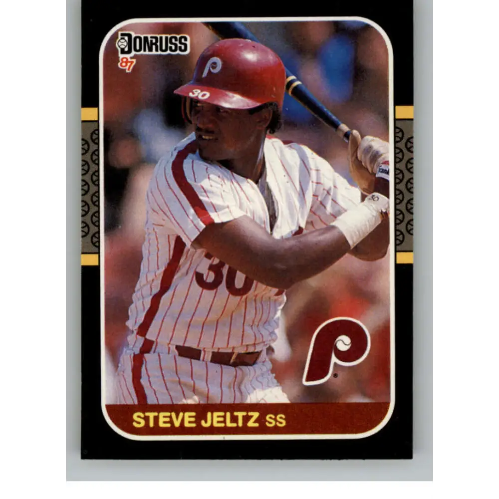 1987 Donruss #359 Steve Jeltz EX Excellent Philadelphia Phillies Baseball Card  Image 1