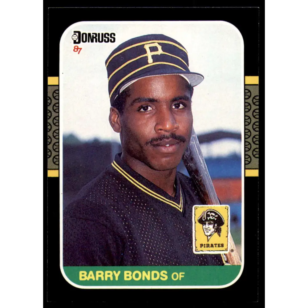 1987 Donruss #361 Barry Bonds EX Excellent RC Rookie Pittsburgh Pirates Baseball Card  Image 1
