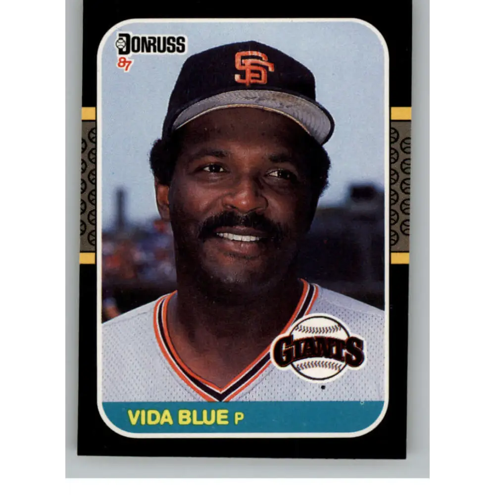 1987 Donruss #362 Vida Blue EX Excellent San Francisco Giants Baseball Card  Image 1
