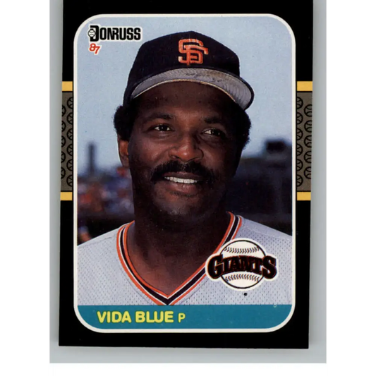 1987 Donruss #362 Vida Blue EX Excellent San Francisco Giants Baseball Card  Image 1