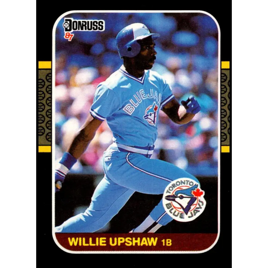 1987 Donruss #367 Willie Upshaw EX Excellent Toronto Blue Jays Baseball Card  Image 1