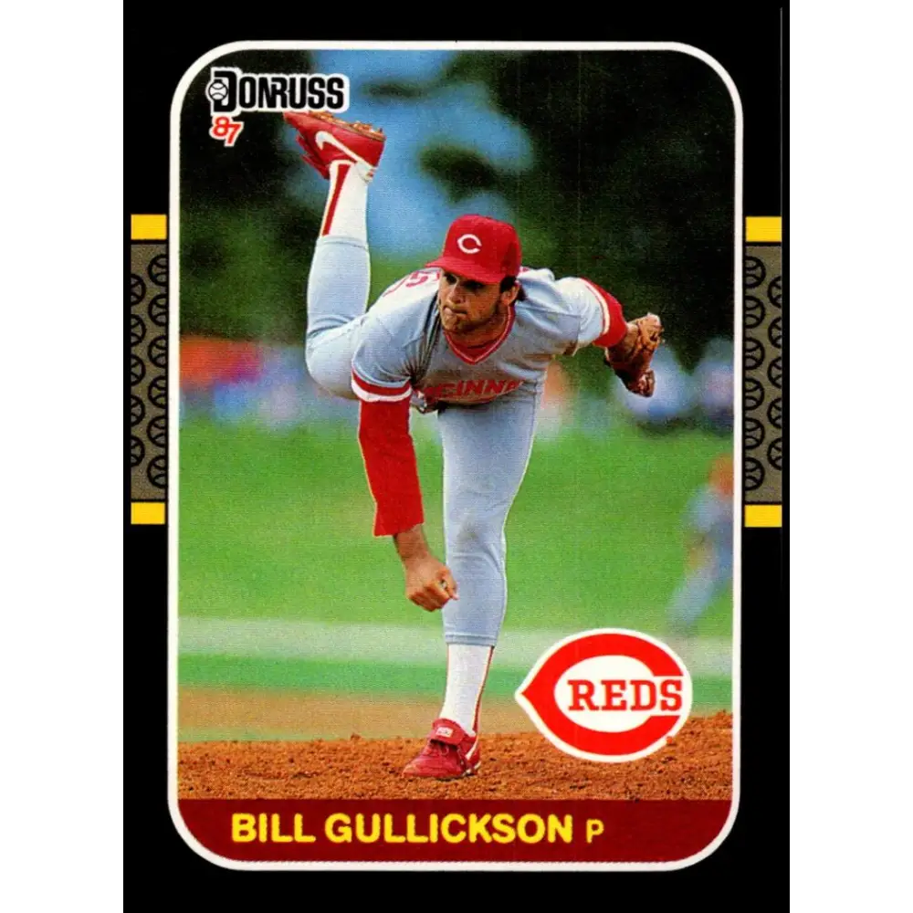 1987 Donruss #369 Bill Gullickson EX Excellent Cincinnati Reds Baseball Card  Image 1