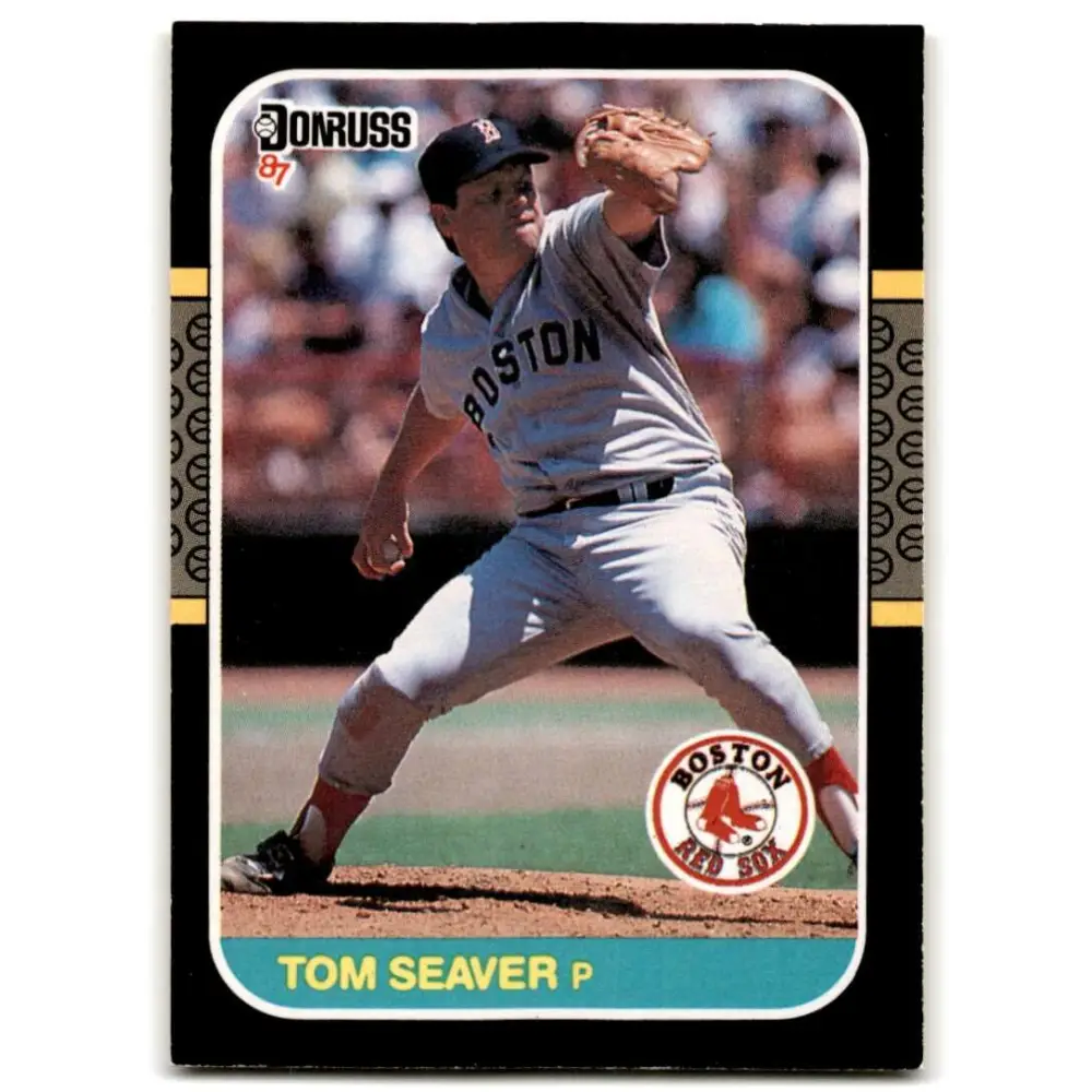 1987 Donruss #375 Tom Seaver EX Excellent Boston Red Sox Baseball Card  Image 1