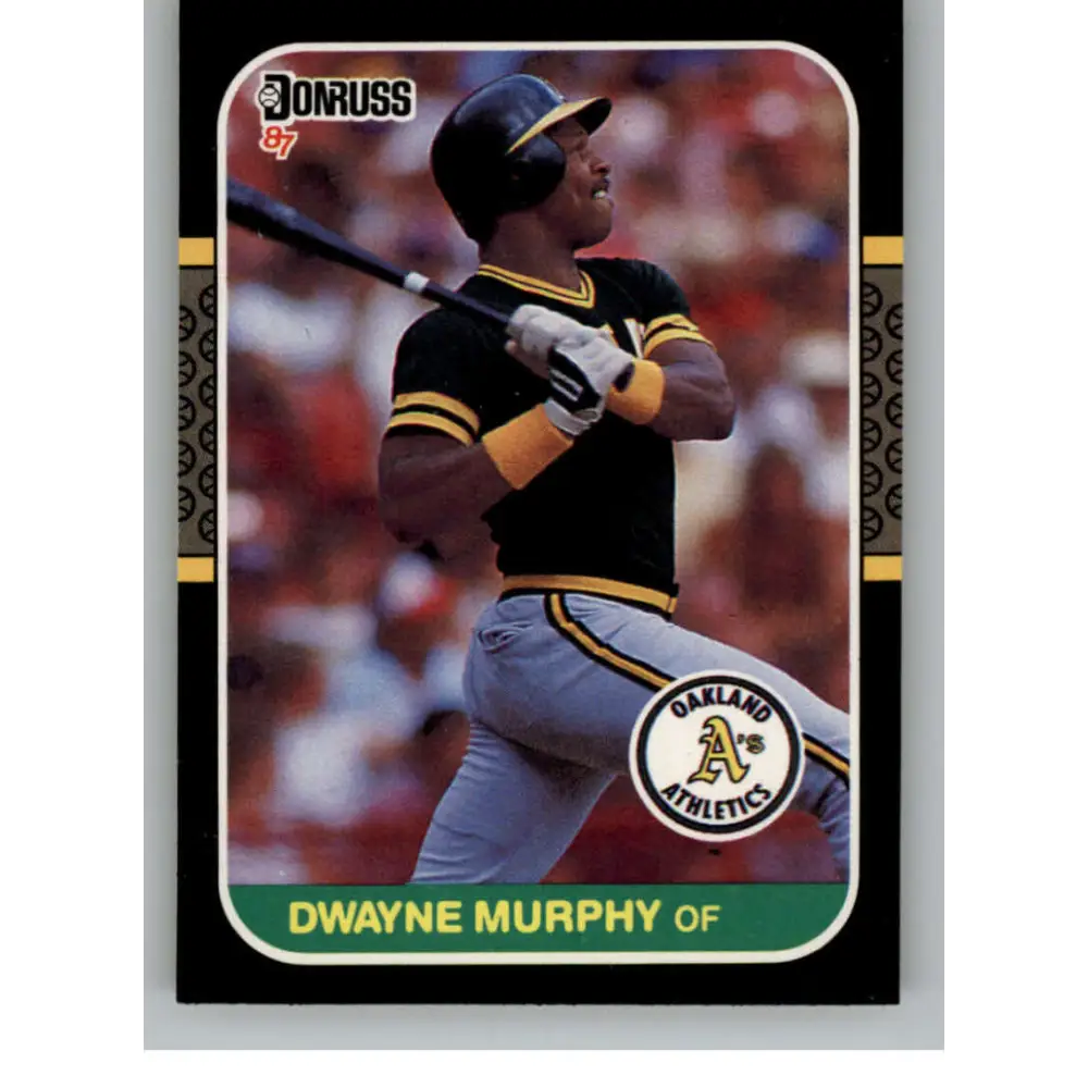 1987 Donruss #379 Dwayne Murphy EX Excellent Oakland Athletics Baseball Card  Image 1