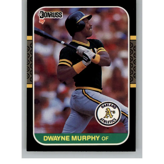 1987 Donruss #379 Dwayne Murphy EX Excellent Oakland Athletics Baseball Card  Image 1