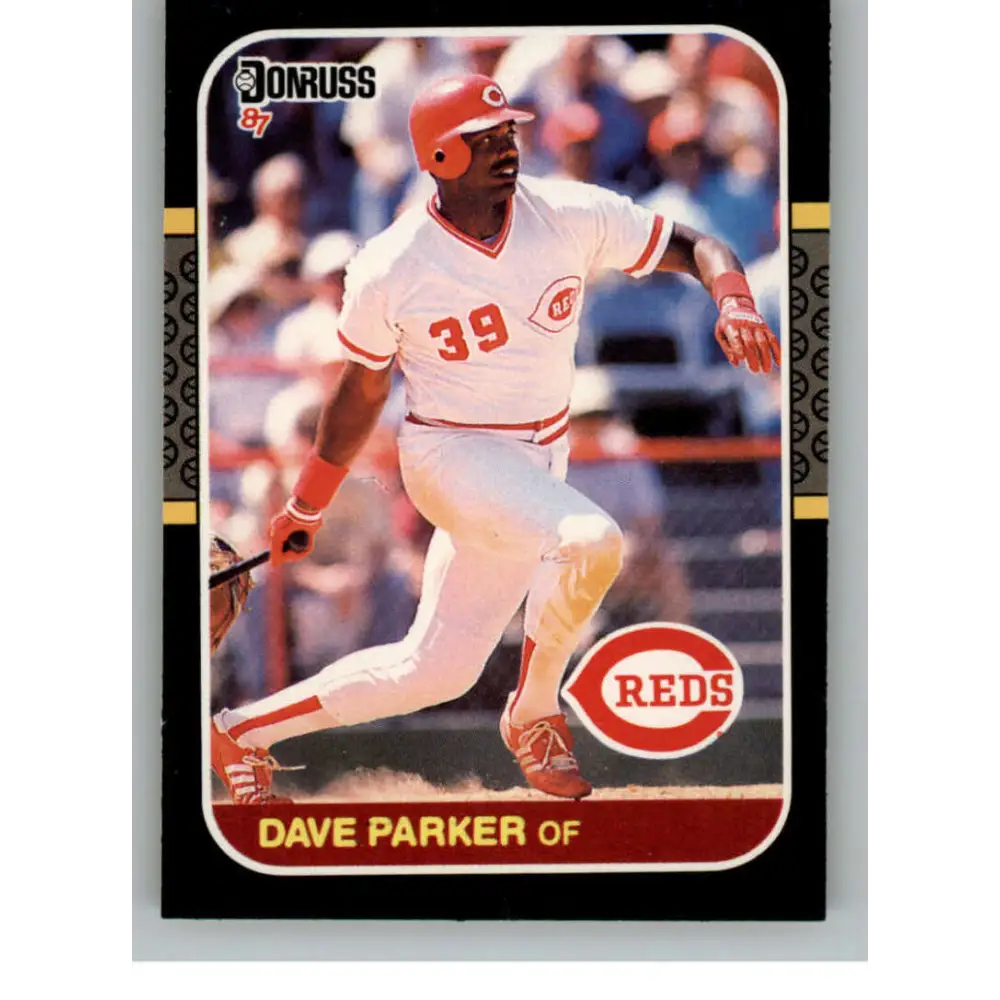 1987 Donruss #388 Dave Parker EX Excellent Cincinnati Reds Baseball Card  Image 1