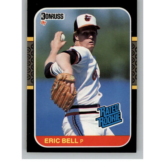 1987 Donruss #39 Eric Bell EX Excellent RC Rookie Baltimore Orioles Baseball Card  Image 1