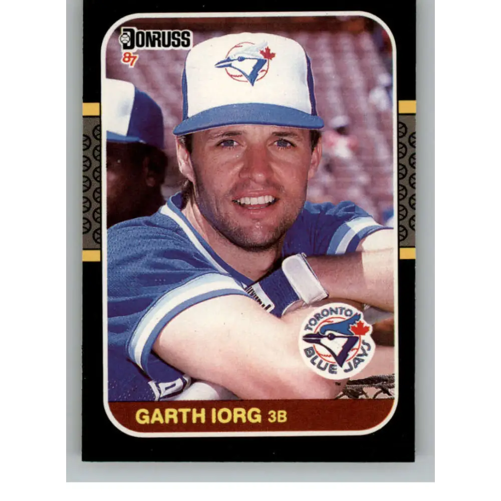 1987 Donruss #394 Garth Iorg EX Excellent Toronto Blue Jays Baseball Card  Image 1
